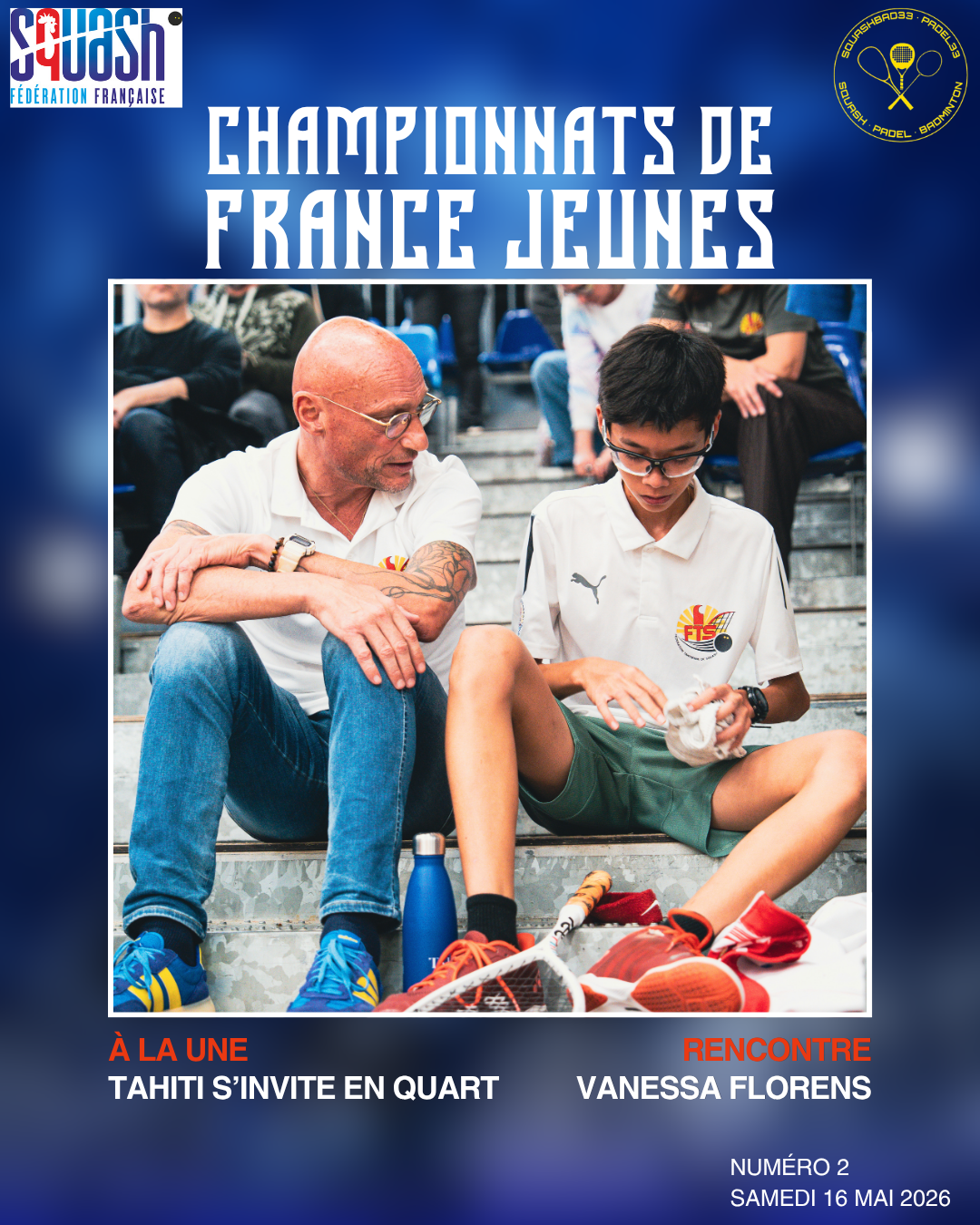 CHAMPIONNATS DE FRANCE JEUNES INDIVIDUELS : TAHITI S'INVITE EN QUART